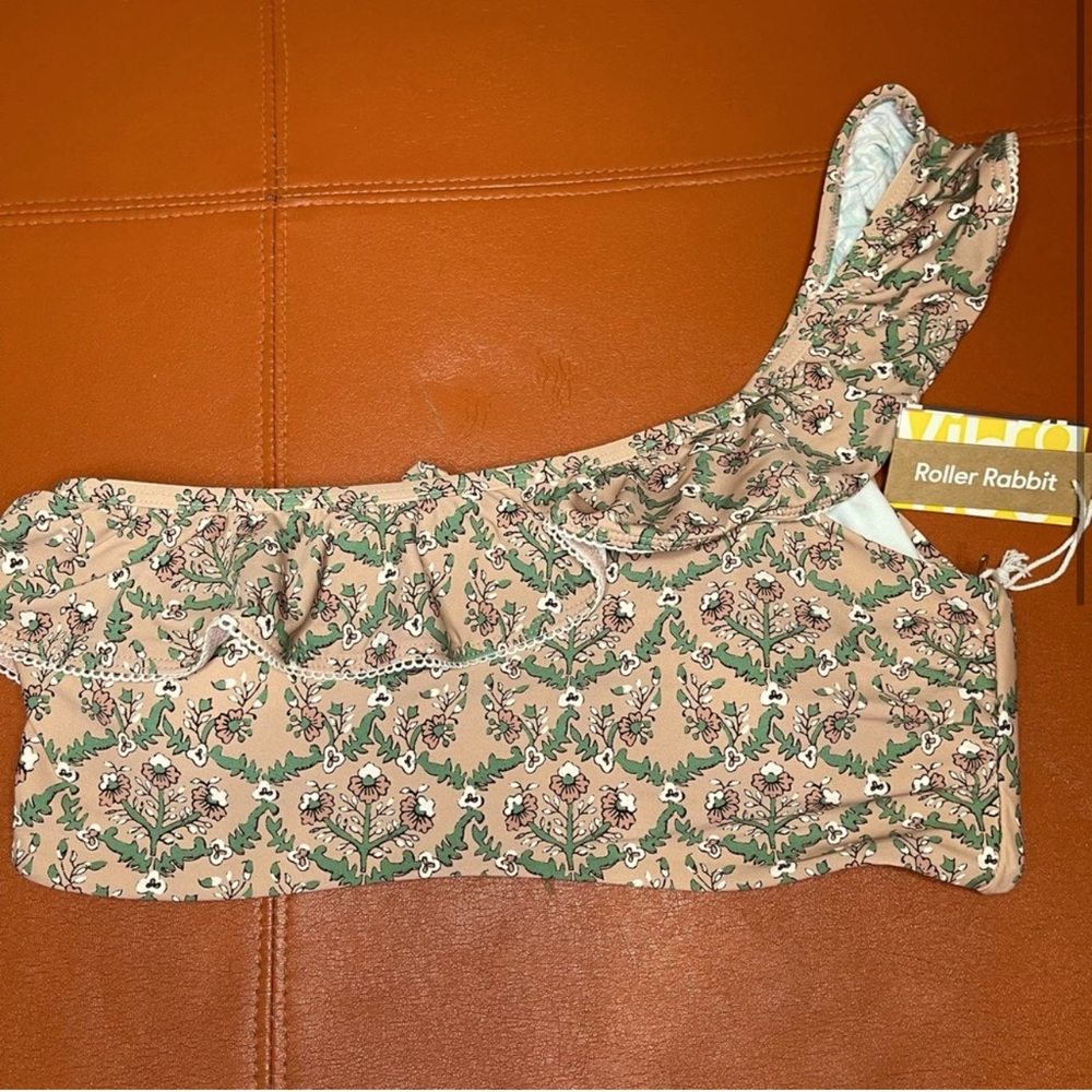 Roberta Roller  Rabbit Bikini Top Size L NWT
